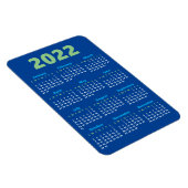 独自の色を選択 | 2022カレンダー磁石 マグネット (右側)