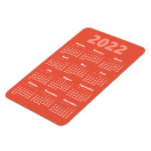 独自の色を選択 | 2022カレンダー磁石 マグネット (左側)