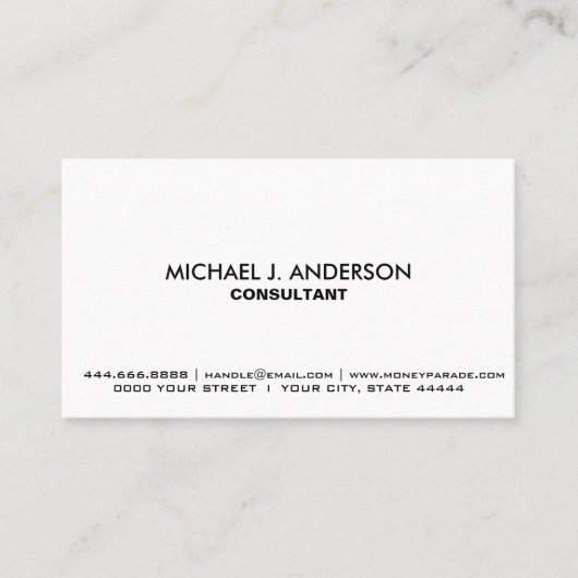 独自の色パーソナライズされたの数々の作カスタム成 名刺 (正面)