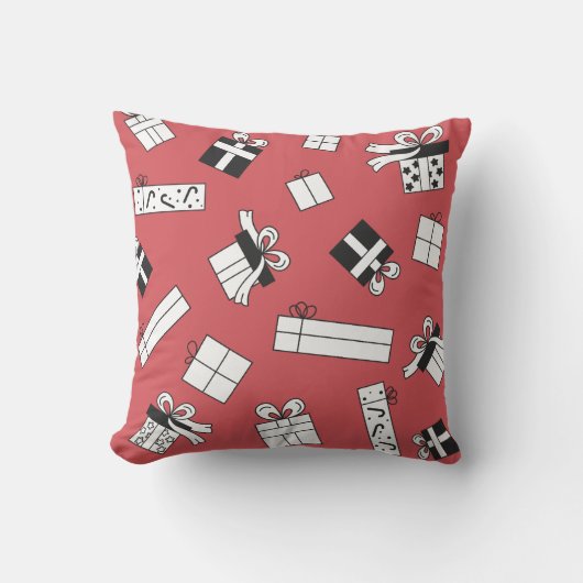 独自の色選択ギフトボックスを作成する クッション (正面)