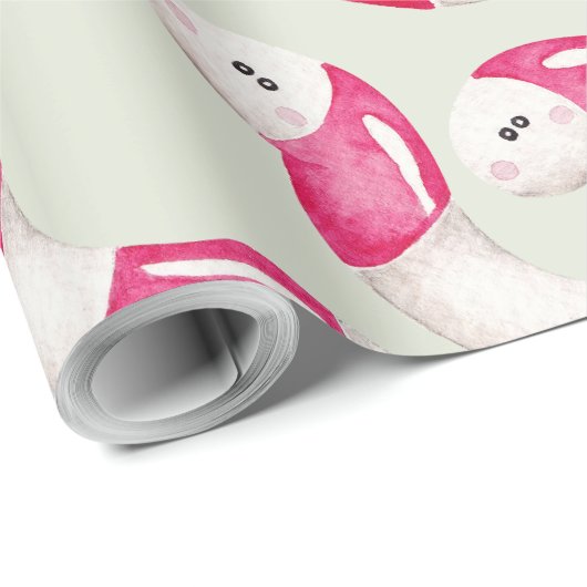 独自の色選択ペパーミントワームを作成 ラッピングペーパー (ロールコーナー)