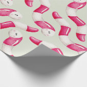 独自の色選択ペパーミントワームを作成 ラッピングペーパー (角)