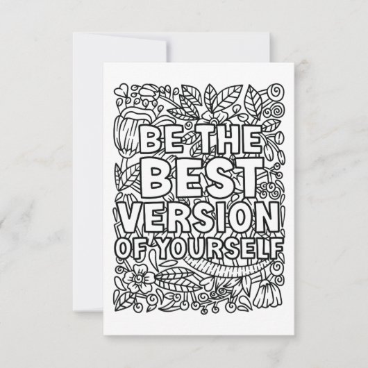 独自の色 サンキューカード (正面)