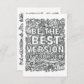 独自の色 サンキューカード (正面/裏面)