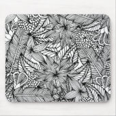 独自の色 |トロピカルエスケープパターン マウスパッド (正面)