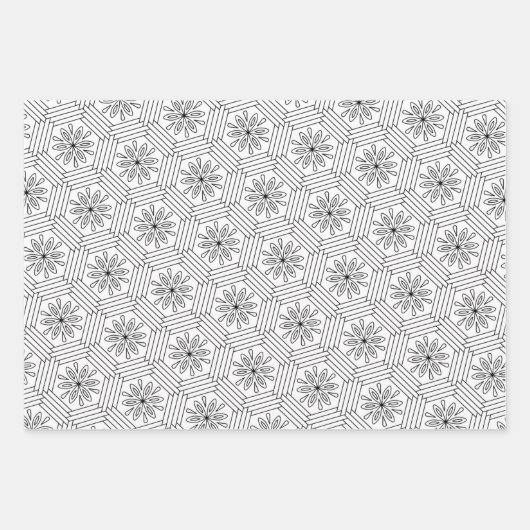 独自の色 ラッピングペーパーシート (正面)