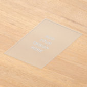 独自の艶消しアクリル招待状の作成 アクリル招待状 (レイダウン)