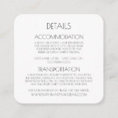 独自の花を作成シンプル- Black & White Flower エンクロージャーカード (正面)