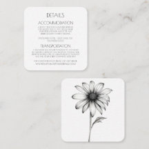 独自の花を作成シンプル- Black & White Flower