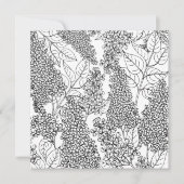 独自の花を薄紫 ノートカード (正面)