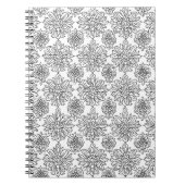 独自の花柄 ノートブック (正面)