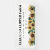 独自の花畑を作成する 横断幕 (縦)