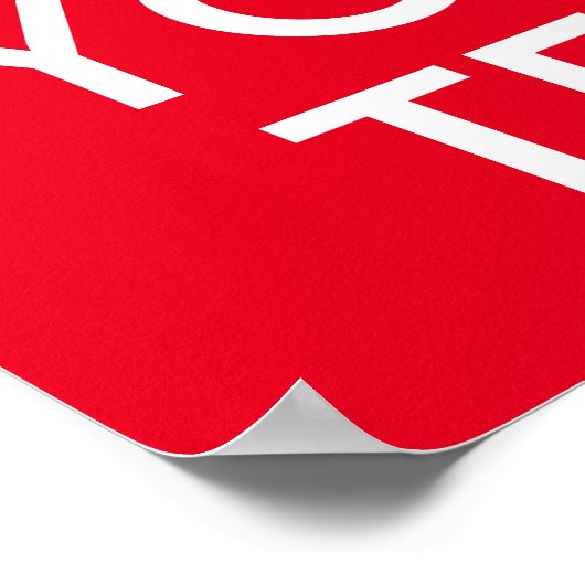 独自の落ち着保いたテキストの作成 ポスター (角)