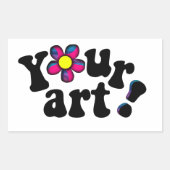 独自の蔵書票ま芸術的たは名前タグを作成 長方形シール (正面)