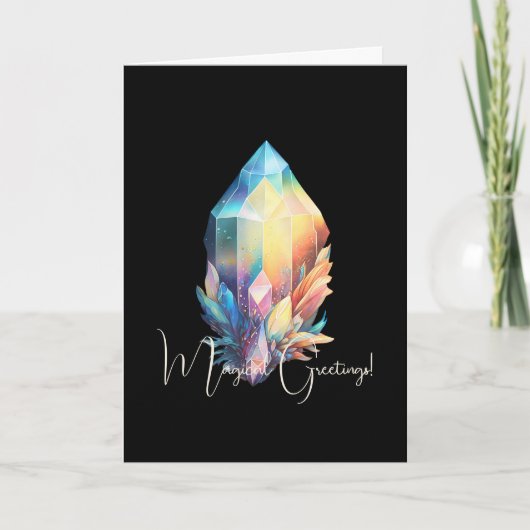 独自の虹の結晶を作成する カード (正面)