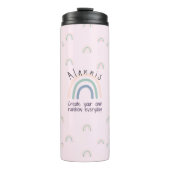 独自の虹を作成パーソナライズされた タンブラー (正面)