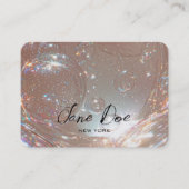 独自の虹色のカスタム泡を作成 名刺 (正面)