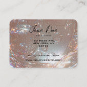 独自の虹色のカスタム泡を作成 名刺 (裏面)