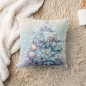 独自の虹色のポインセティアスツリーを作成する クッション (ブランケット)