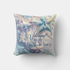 独自の虹色の星と真珠を作成 クッション