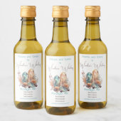 独自の虹色の結晶を作成する ワインラベル (ボトル)