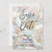 独自の虹色カスタムの花を作成 セーブザデート (正面)