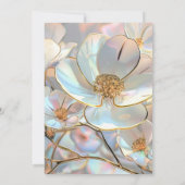 独自の虹色カスタムの花を作成 セーブザデート (裏面)