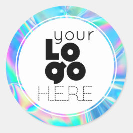 独自の虹色ホログラフィックロフェイクゴを作成する ラウンドシール