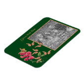 独自の蝶と花の写真を作成する マグネット (左側)