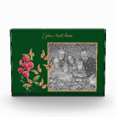 独自の蝶と花を作成する フォトブロック (正面)