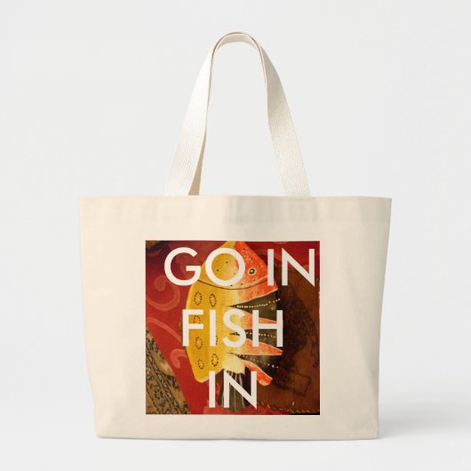 独自の製品のカスタマイズ作成 ラージトートバッグ (正面)