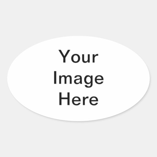 独自の製品を作成 楕円形シール (正面)