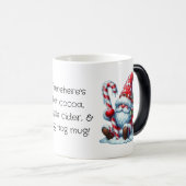 独自の西ペパーミントクリスマス格言を作成 モーフィングマグカップ (正面右)