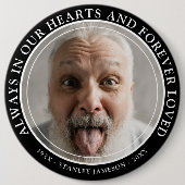 独自の記念写真と文字の献上品を作成 缶バッジ (正面)