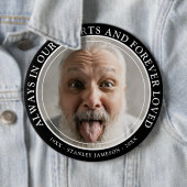 独自の記念写真と文字の献上品を作成 缶バッジ (インサイチュ)