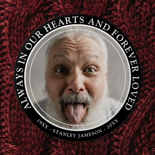 独自の記念写真と文字の献上品を作成 缶バッジ