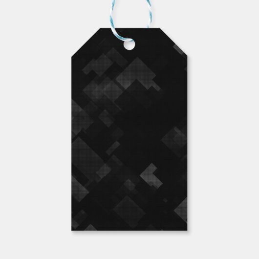 独自の設計されたカスタム ギフトタグ (裏面)