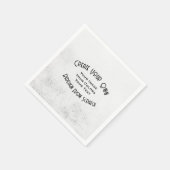 独自の設計されたカスタム スタンダードカクテルナプキン (角)