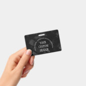 独自の設計されたカスタム バッジ (手持ち)