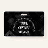 独自の設計されたカスタム バッジ (正面)