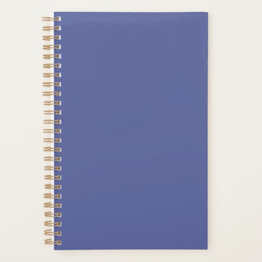 独自の設計されたカスタム プランナー手帳 (正面)