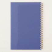 独自の設計されたカスタム プランナー手帳 (裏面)