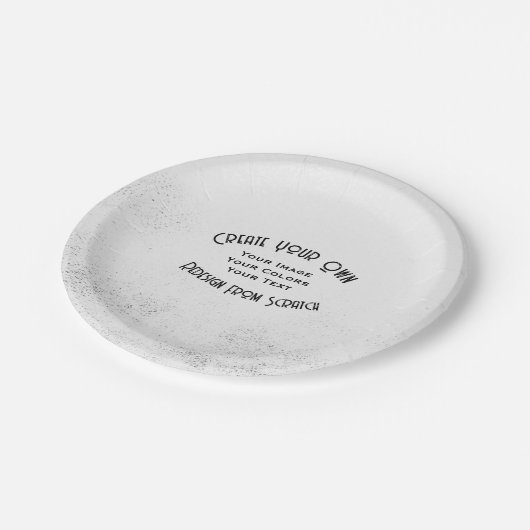 独自の設計されたカスタム ペーパープレート (アングル)