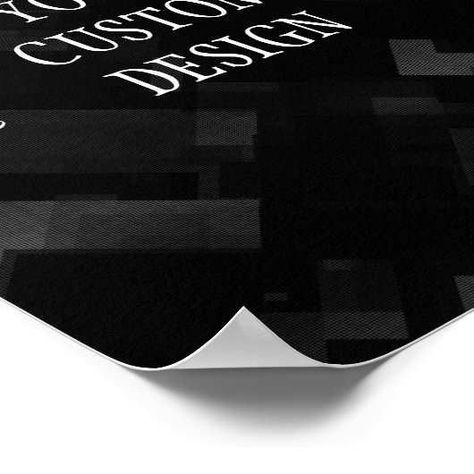 独自の設計されたカスタム ポスター (角)