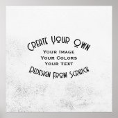 独自の設計されたカスタム ポスター (正面)