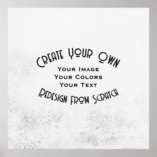 独自の設計されたカスタム ポスター (正面)