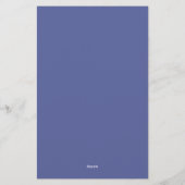 独自の設計されたカスタム 便箋 (裏面)