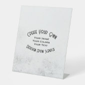 独自の設計されたカスタム 台座サイン (正面)