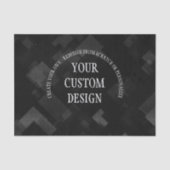 独自の設計されたカスタム 薄葉紙 (正面)