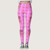 独自の誕生日おもしろいレギンス レギンス (正面)